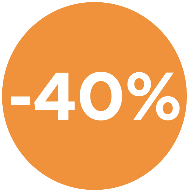 -40% oranje